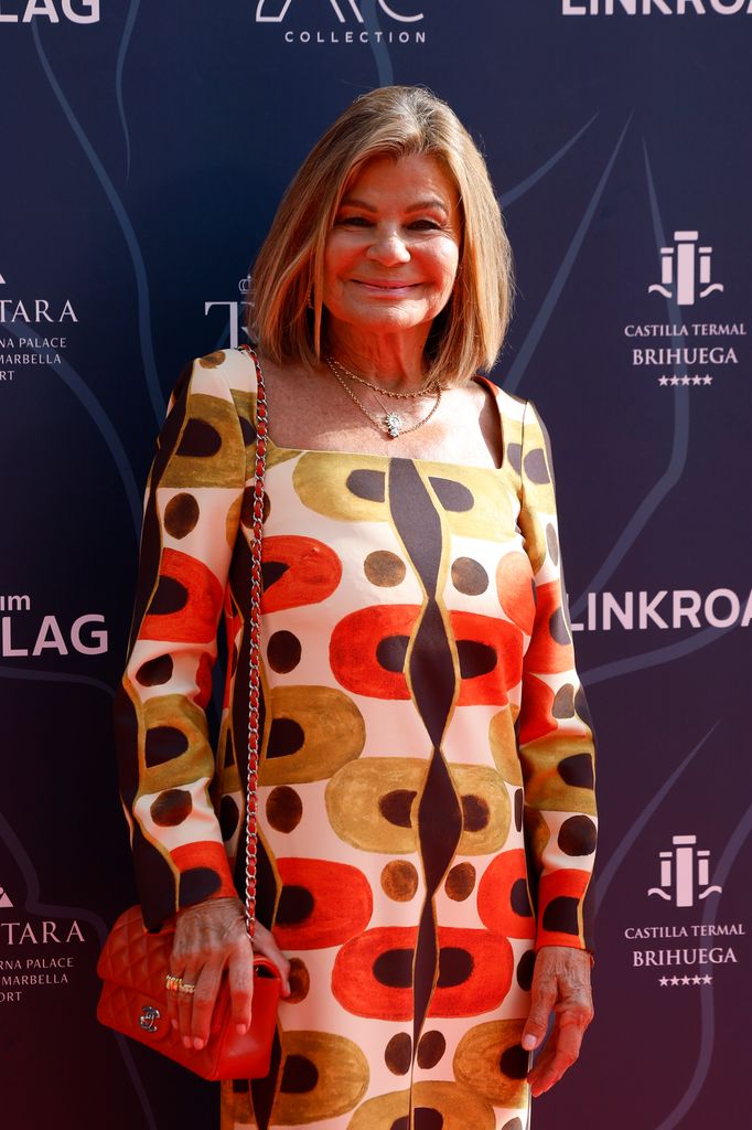Cari Lapique, en el photocall