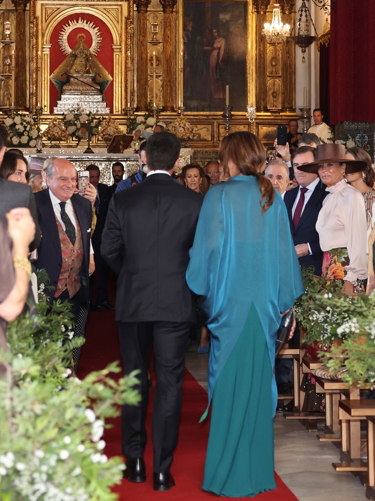 Mariló Montero en la boda de su hijo Alberto Herrera