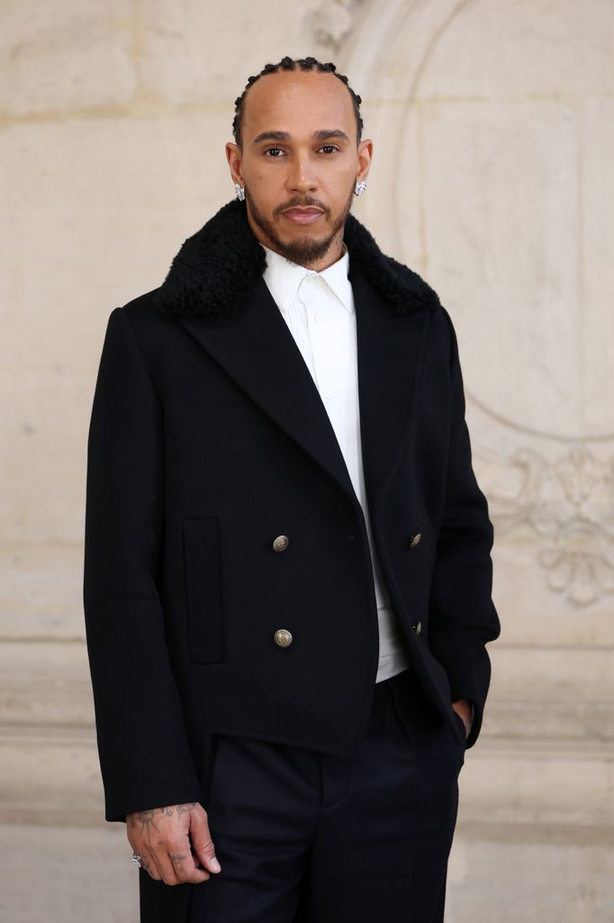 Lewis Hamilton en la Paris Fashion Week