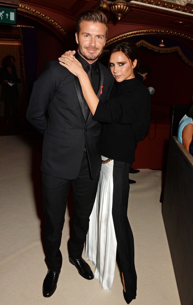 David y Victoria Beckham en un evento relacionado a la moda en Londres, en 2014.