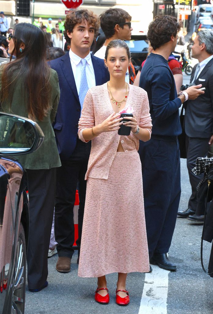 Olimpia Báez Herrera, durante la Semana de la Moda de Nueva York (9 de septiembre de 2024)