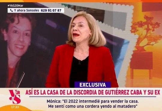 Mónica Medina, durante su visita en marzo al plató de 'Y ahora Sonsoles'