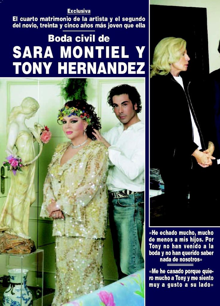 Boda Sara Montiel