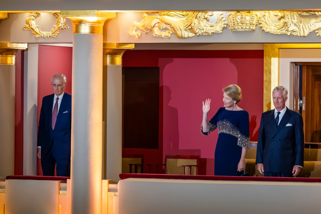 Felipe y Matilde de Bélgica en la sesión de la final del Concurso Internacional de Música Reina Elisabeth de Bélgica, en el Palacio de Bellas Artes de Bruselas, el 25 de mayo de 2026