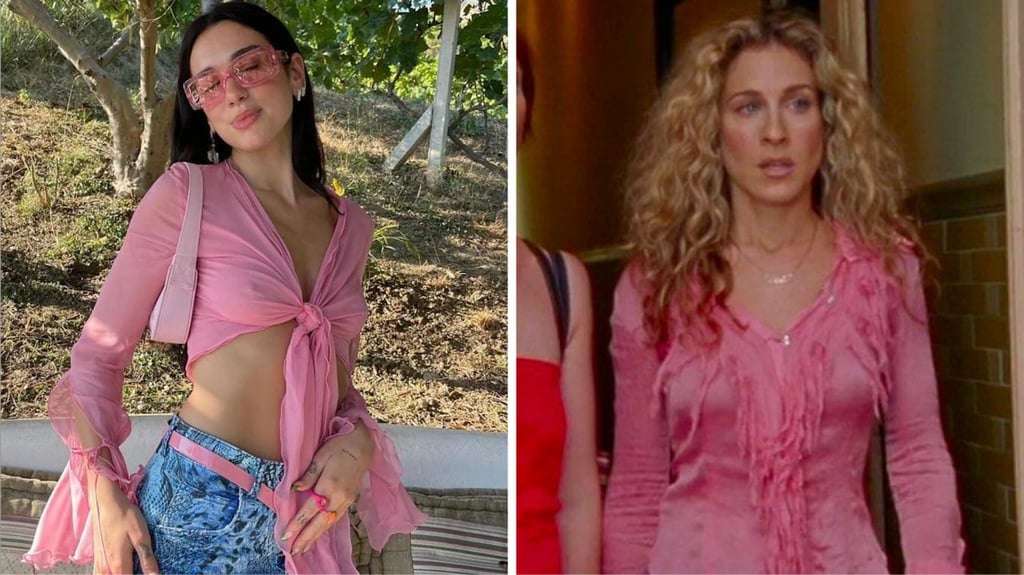 Dua Lipa & Carrie Bradshaw