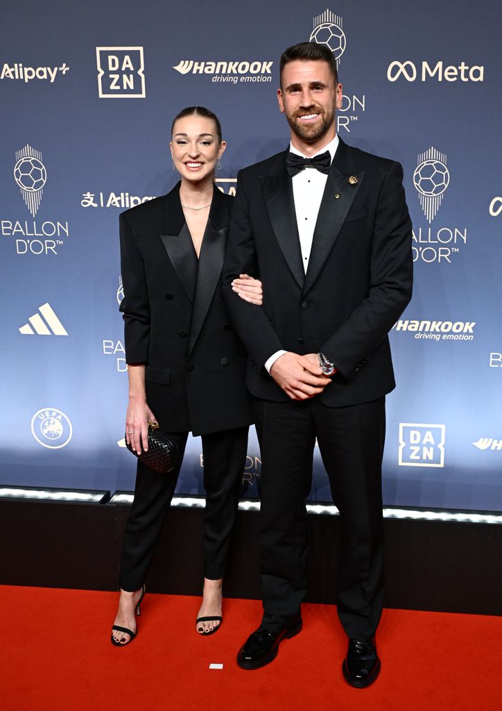 Unai Simón y su pareja