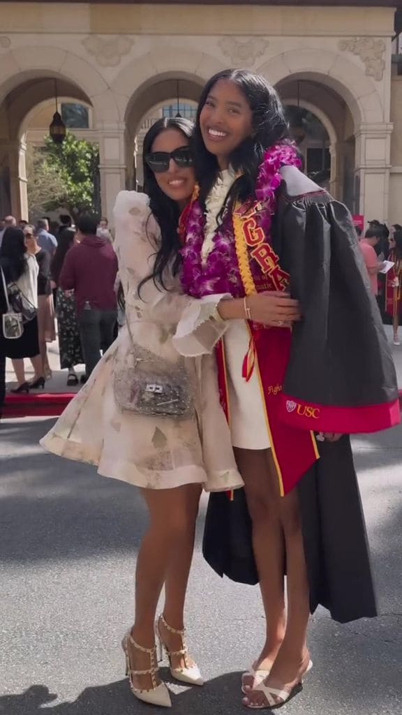 Vanessa Bryant celebró la graduación de su hija Natalia.