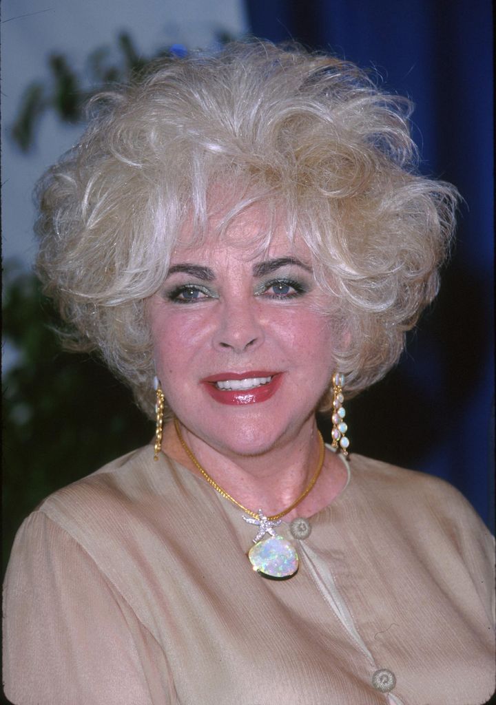 Elizabeth Taylor en Los Ángeles, California 1999. 