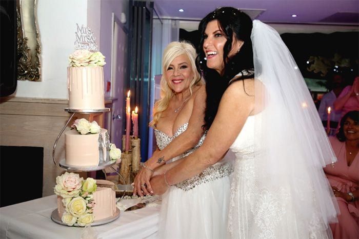 Samanta Fox y Linda Olsen