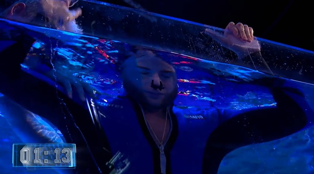 Eduardo Navarrete se enfrentó a una de sus peores pruebas: la apnea, de la que no salió muy bien parado