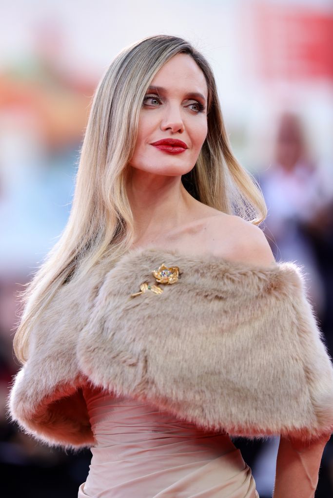 Angelina Jolie en el estreno de María