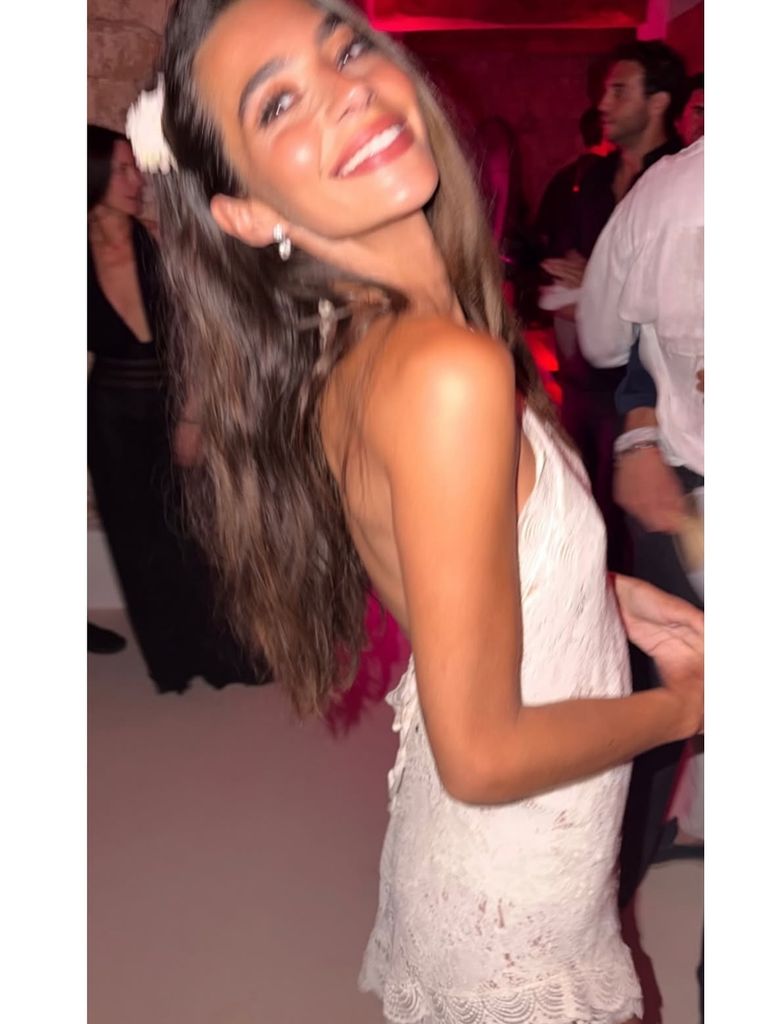 Rocío Crusset en su boda en Ibiza