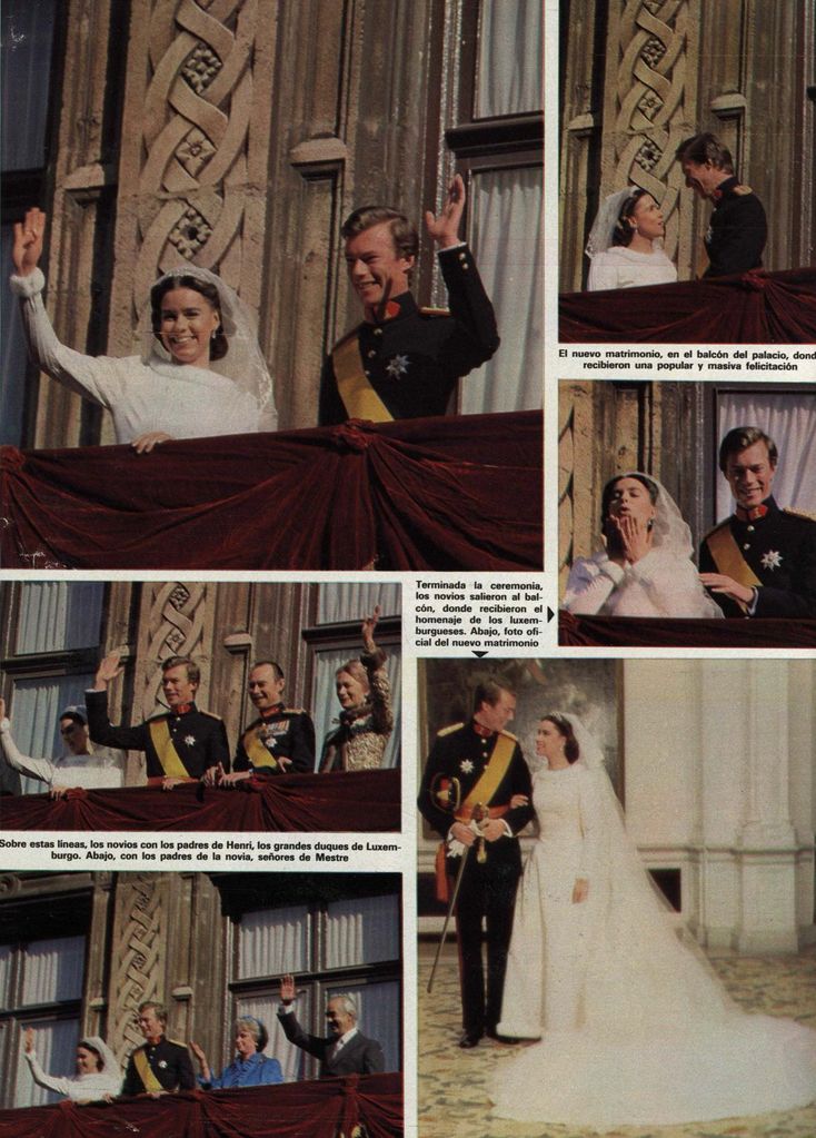 14 febrero 1981. Hola 1905. Boda de Enrique de Luxemburgo y María Teresa Mestre.