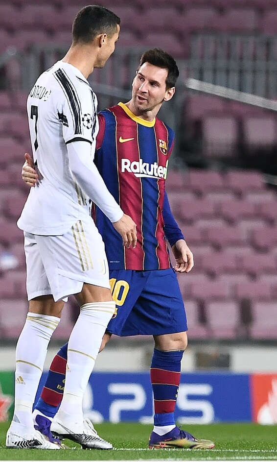 cristiano y messi