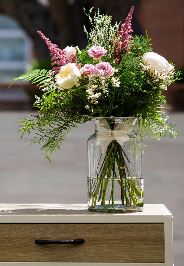 Ramo de flores preservadas