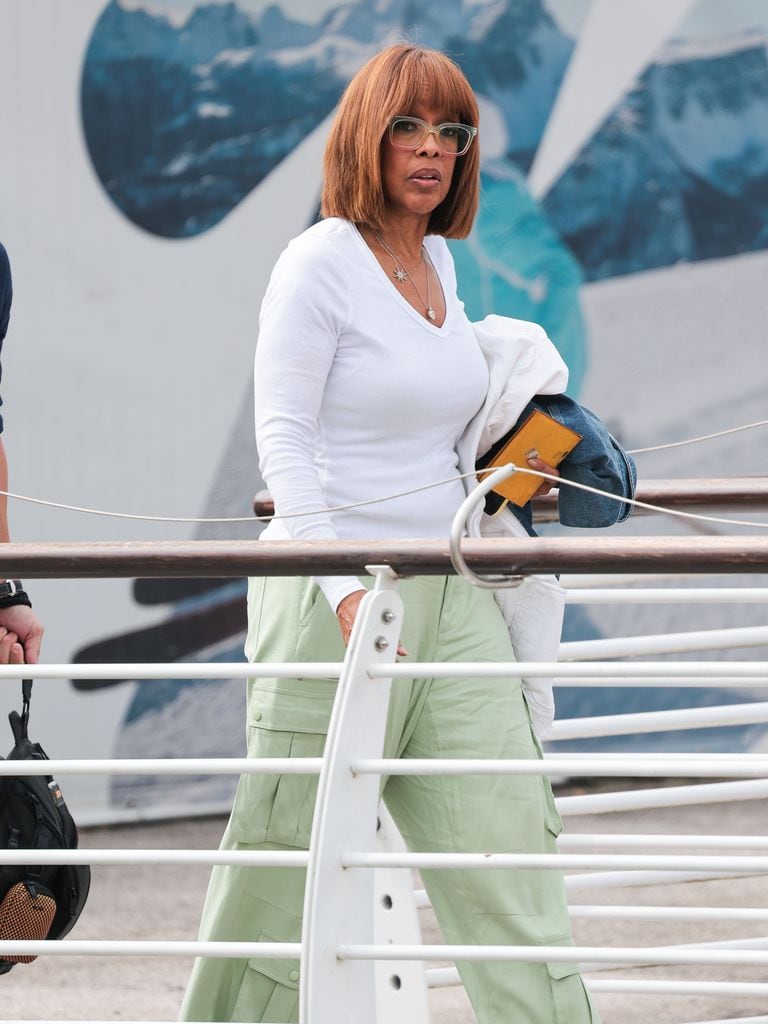 Gayle King llega a Venecia para la boda de Jeff Bezos y Lauren Sánchez