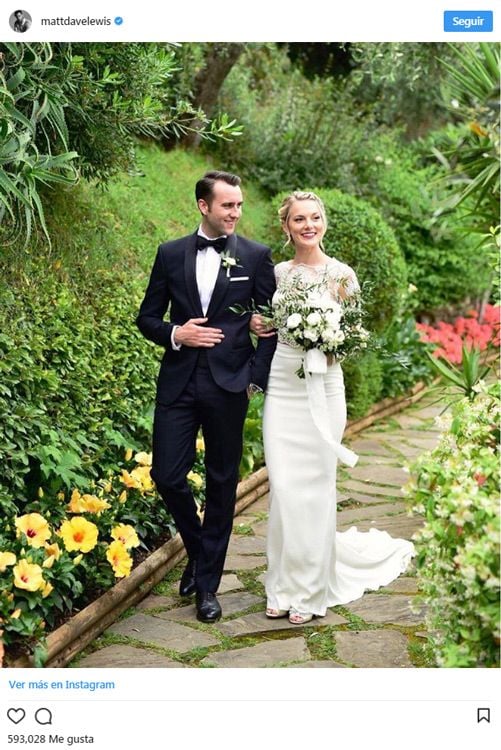 Matthew Lewis, Neville en 'Harry Potter', ¡se ha casado por sorpresa!
