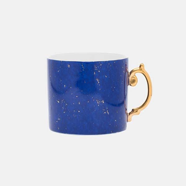 taza azul