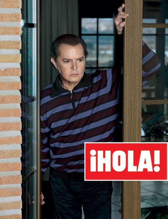 Fotografía de una entrevista que concedió a la revista ¡HOLA! en febrero de 2009