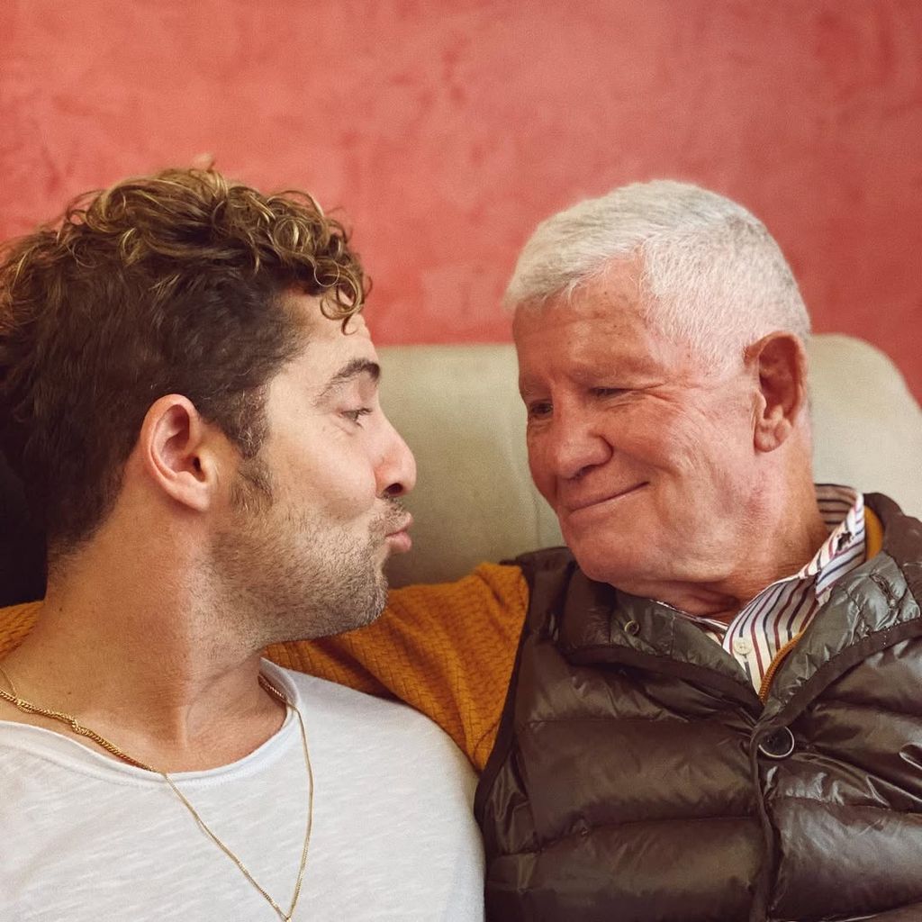 David Bisbal con su padre