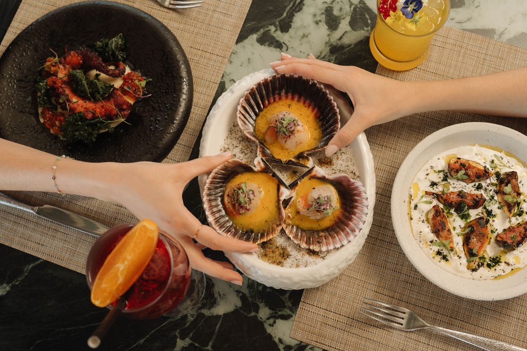 Platos del Hotel Bless Madrid