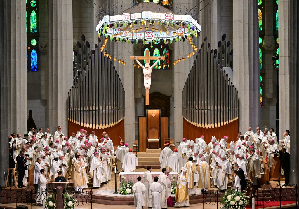 Misa del Papa en la Sagrada Familia de Barcelona