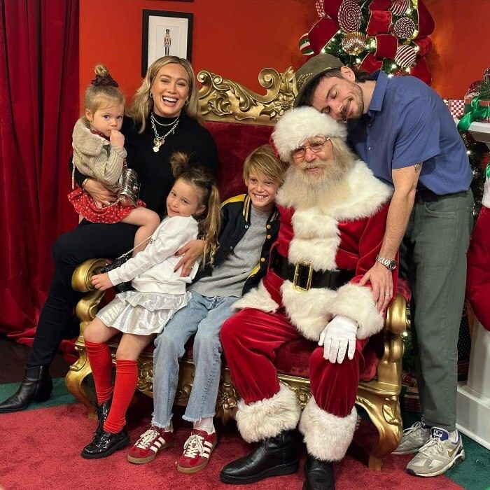 Hilary Duff y su familia