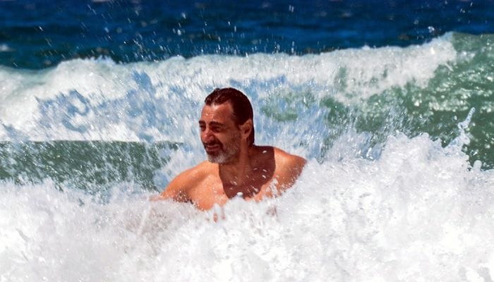 Juan del Val, de vacaciones en Cádiz