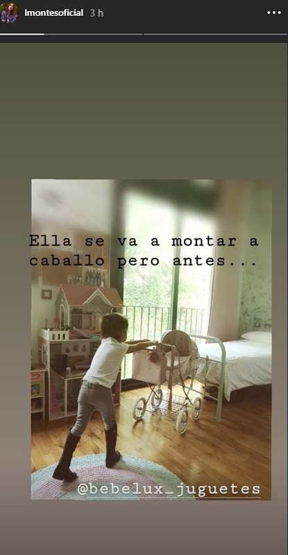 Lourdes Montes comparte una divertida escena que prueba lo responsable que es su hija Carmen
