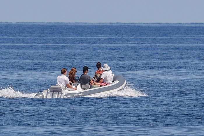 Familia de Michael Douglas en Mallorca