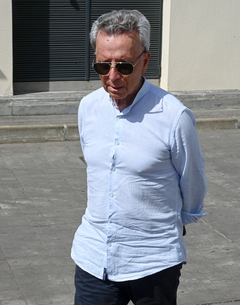 José Ortega Cano en el tanatorio de Michu, en Arcos de la Frontera, Cádiz. 9 de julio de 2025