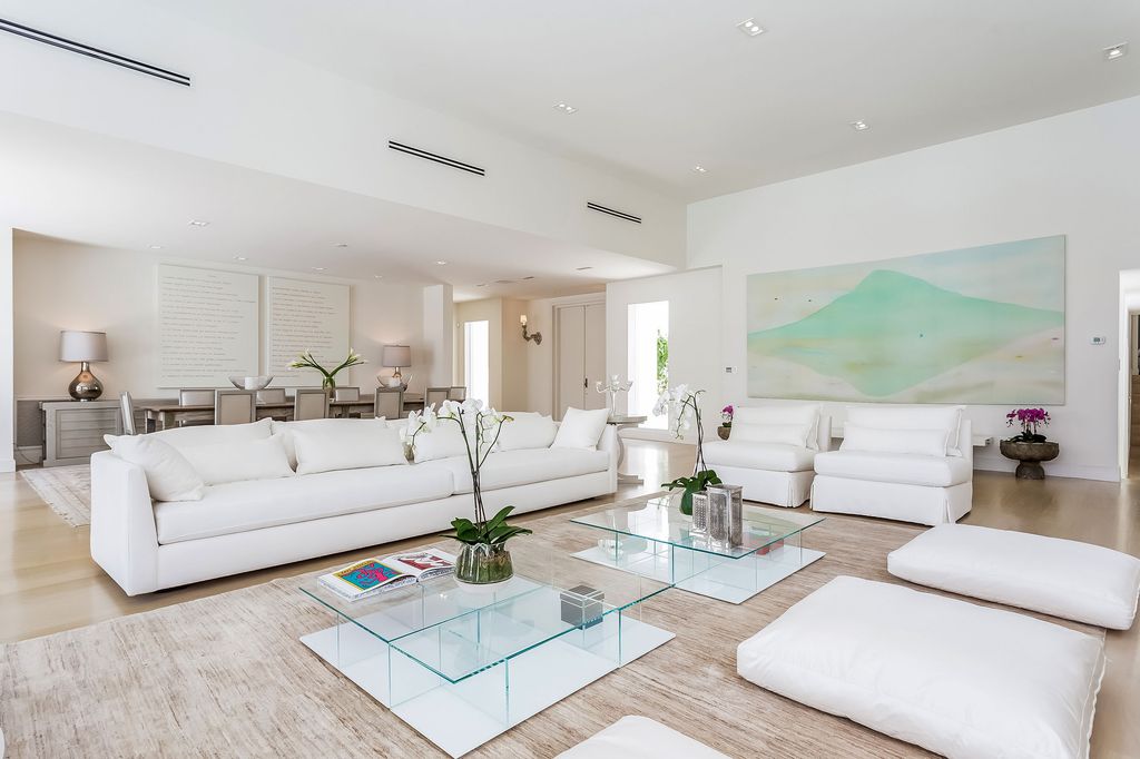 El impresionante salón de Shakira en su casa de Miami