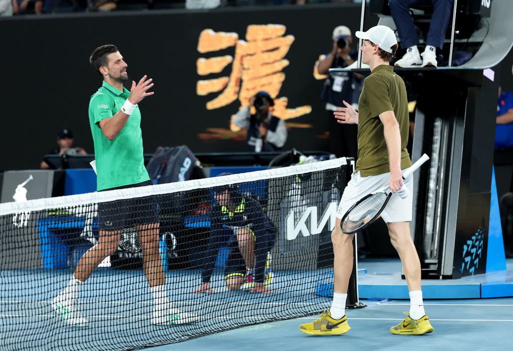 Novak eliminó en semifinales a Sinner