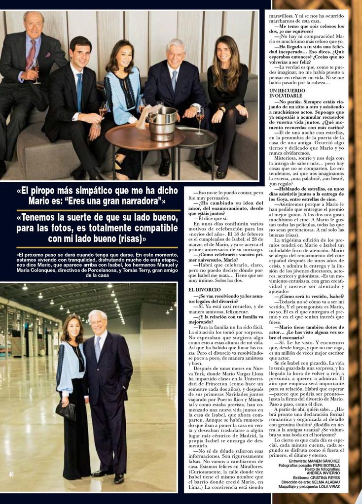 Isabel Preysler y Mario Vargas Llosa HOLA3732