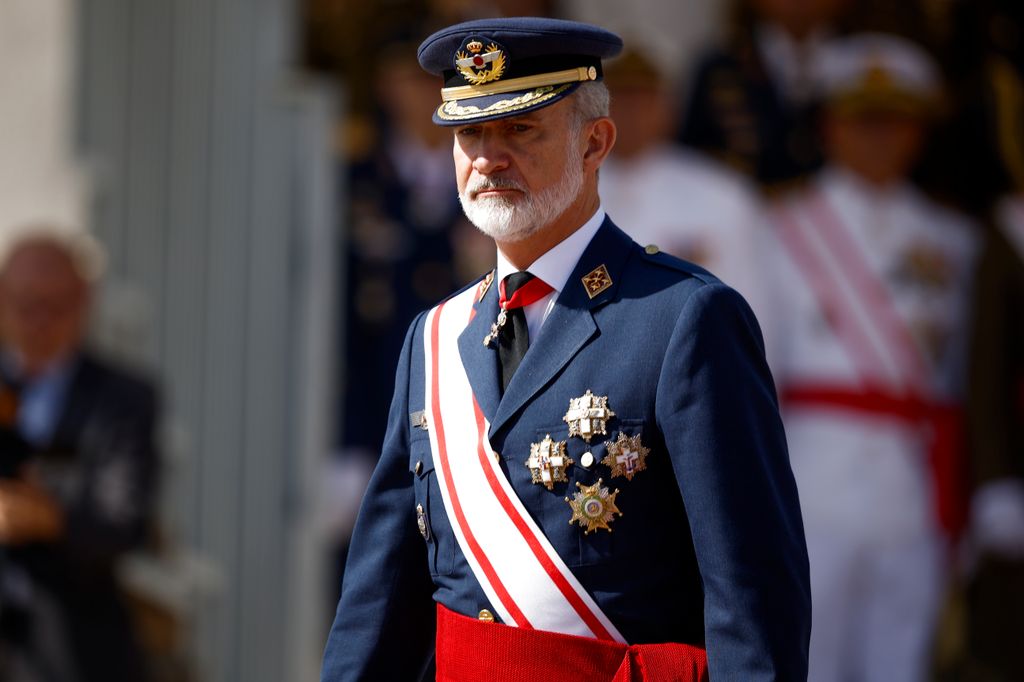 Llegada de Felipe VI al acto de hoy