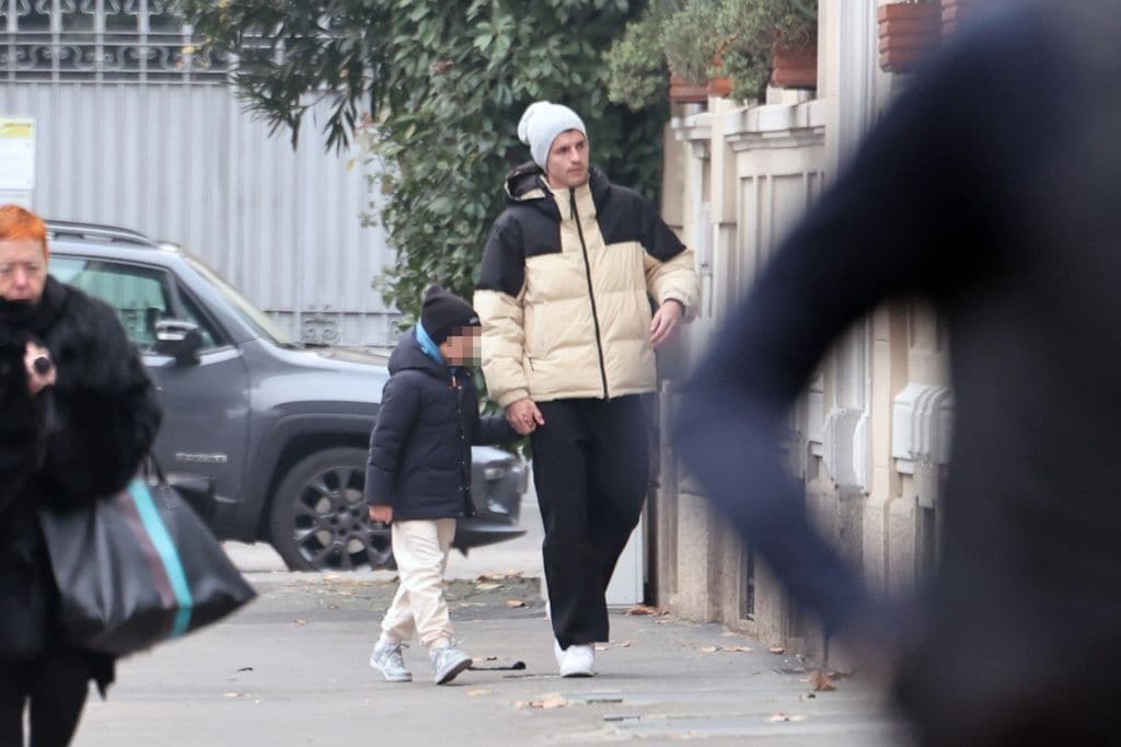 Álvaro Morata y su hijo regresan a casa de Alice Campello para celebrar el cumpleaños de Bella