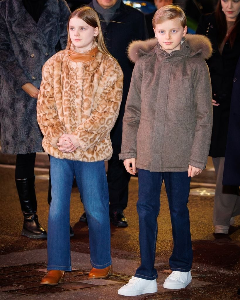 El príncipe Jacques y la princesa Gabriella