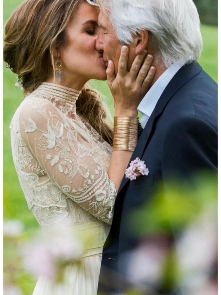 Alejandra y Richard Gere el día de su boda