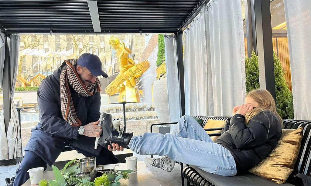 david beckham y su hija harper seven