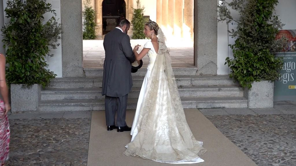 Imágenes de la boda de Casilda de Nicolas y Miguel Matossian este sábado
