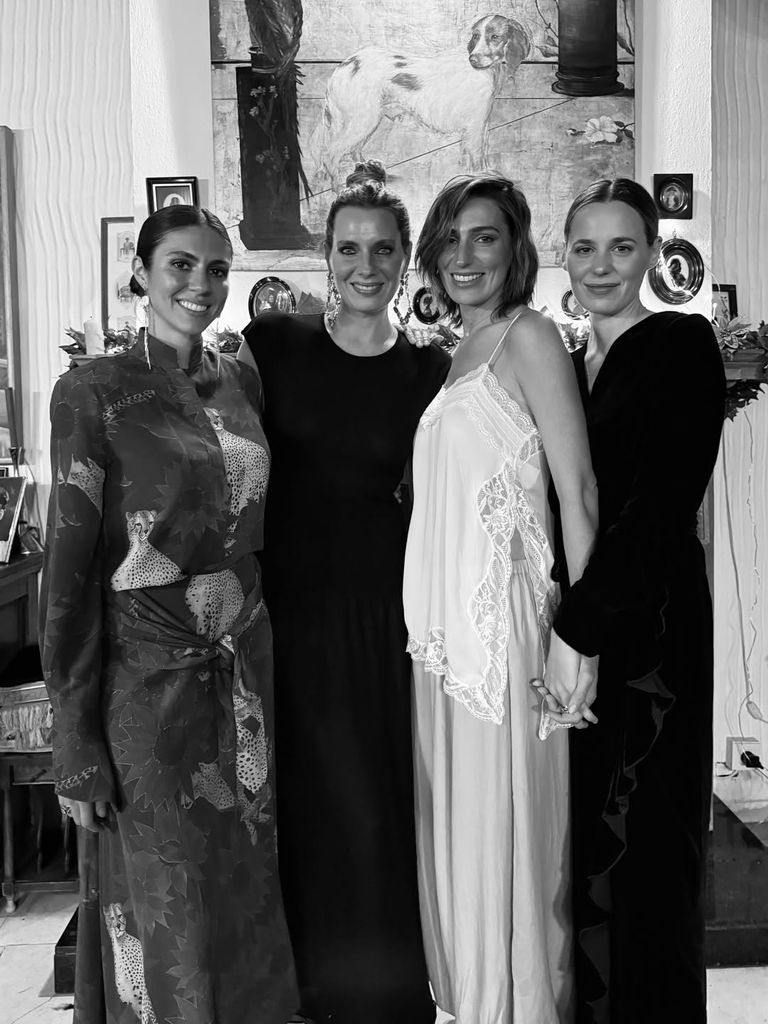 Las hermanas Osborne y Ana Cristina Portillo en Nochebuena.