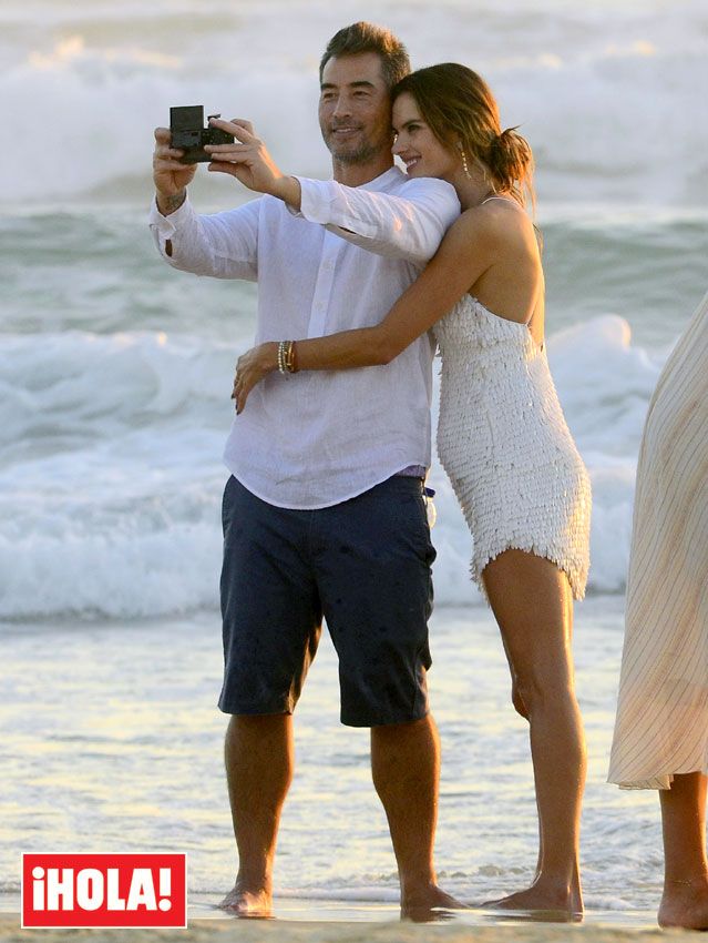 Alessandra Ambrosio y Richard Lee