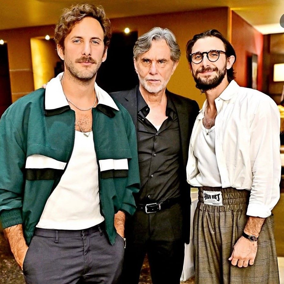 Sebastián, Humberto y Emiliano Zurita.