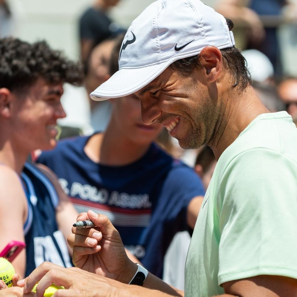 Rafa Nadal entrena en Grecia de cara a las Olimpiadas de París 2024