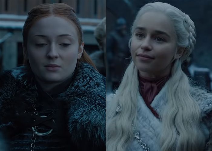 Sansa Stark y Daenerys, cara a cara en el primer vídeo de la última temporada de 'Juego de Tronos'