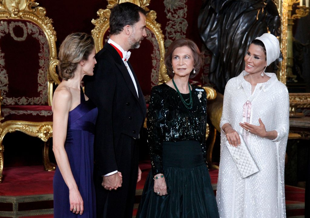 Cena de Estado en el Palacio Real de Madrid en el año 2011
