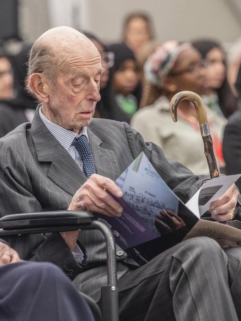 El duque de Kent, en un acto de recuerdo al holocausto