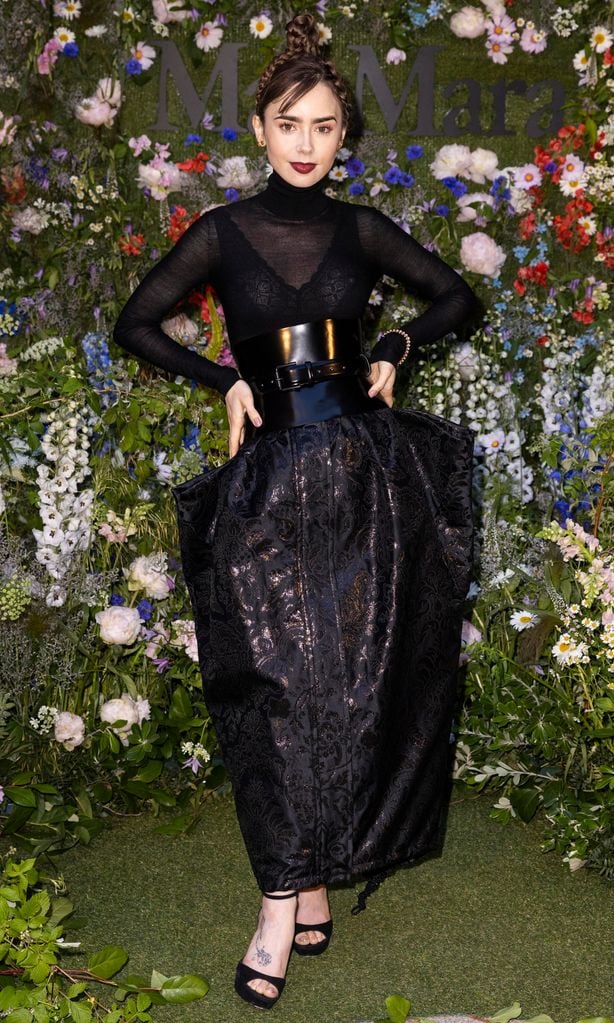 photocall max mara resort 2024 collection fashion show in stockholm