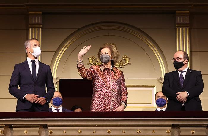 Doña Sofía en el Teatro Real