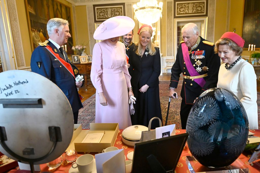 Del 24 al 26 de marzo dos reyes de Bélgica están en Noruega en visita de Estado